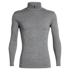 Icebreaker 260 Tech LS Half Zip gritstone HTHR